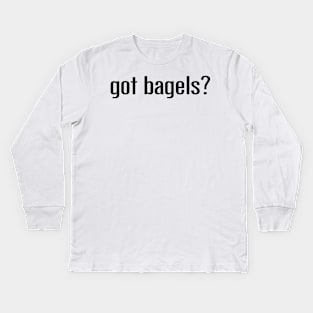 Got Bagels | Funny Tennis Design by CoVA Tennis T-Shirt Kids Long Sleeve T-Shirt